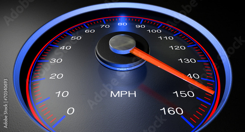 Speedometer MPH Fast