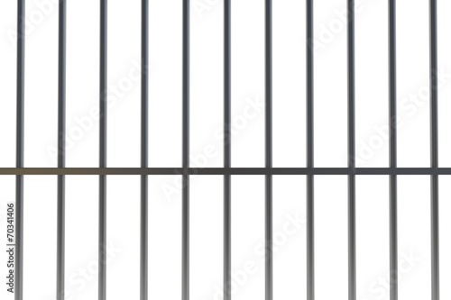 Wallpaper Mural Digitally generated metal prison bars Torontodigital.ca