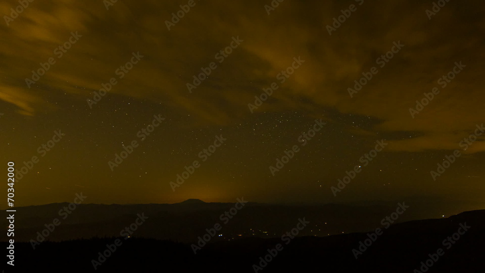 Stars and Clouds at Sunset Time Lapse in Portland OR Stars and Clouds at Sunset Time Lapse in Portland OR