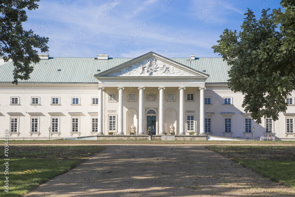 Empire chateau Kacina in the central Bohemia, Czech republic