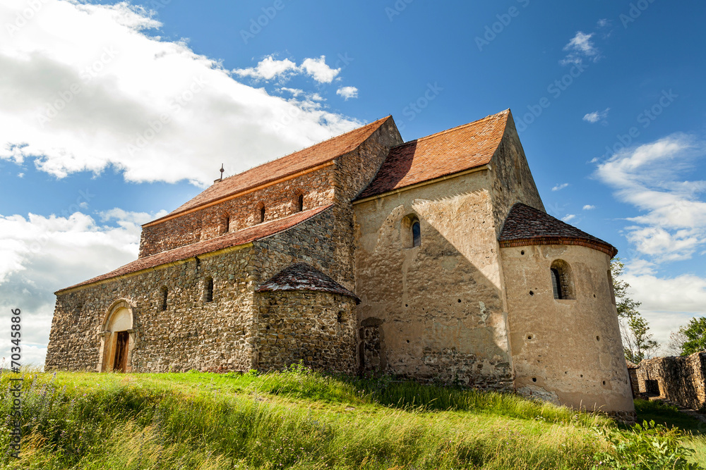Saxon Church in Cisnadioara, Sibiu, Romania