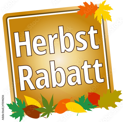 Herbst Rabatt
