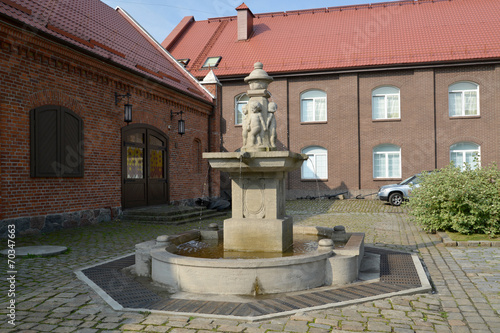 The park Puttenbrunen fountain ("Putti") in Kaliningrad