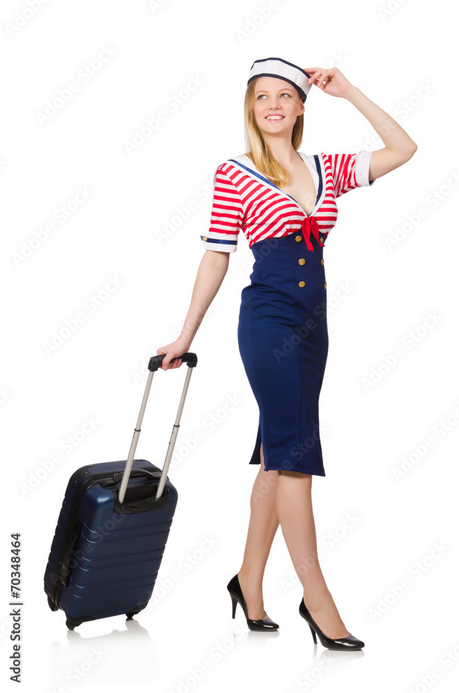 Travelling tourism concept isolated on white Travelling tourism concept isolated on white