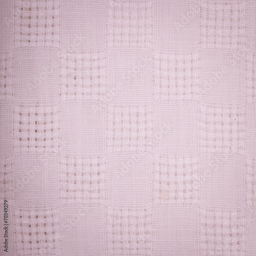 Closeup white fabric textile background texture