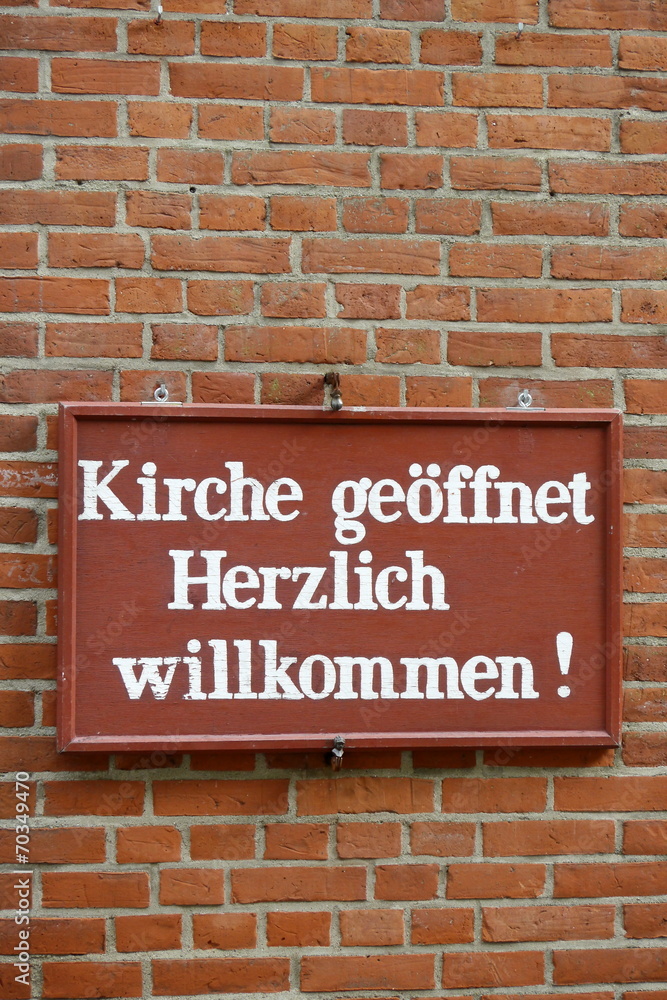 Obraz premium Kirche geöffnet