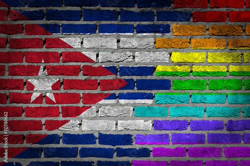 Photography Dark brick wall - LGBT rights - Cuba