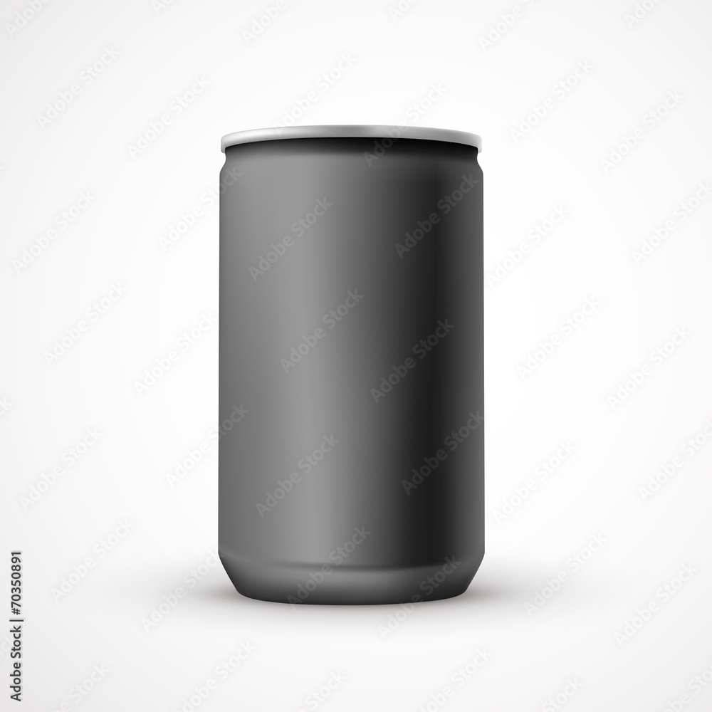 blank black aluminum can template blank black aluminum can template