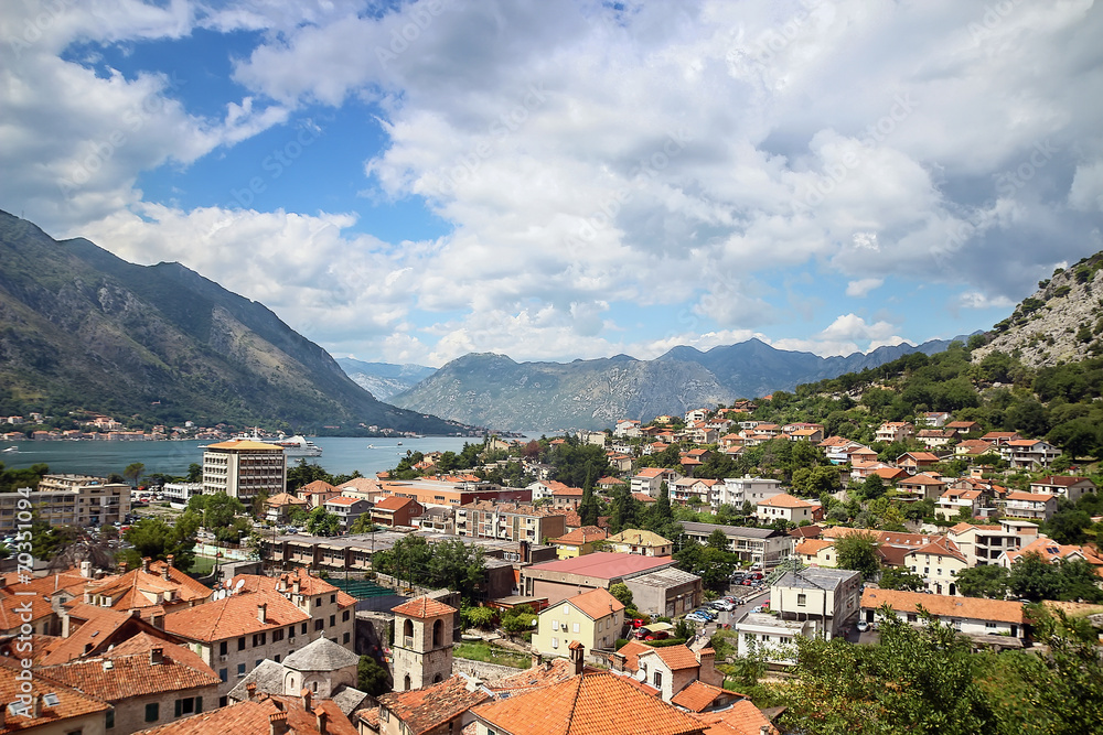 view of Kotor, Montenegro