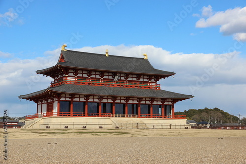 Daigokuden Hall of Heijo Palace Nara  Japan
