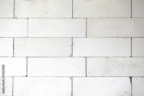 Foamed concrete block pattern background