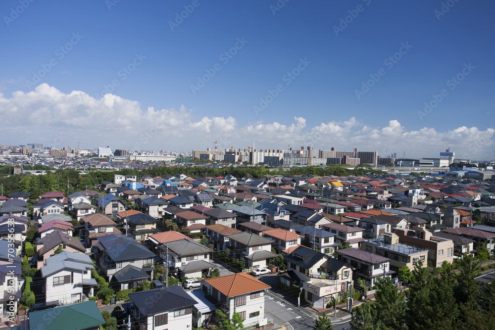 Obraz premium 住宅街