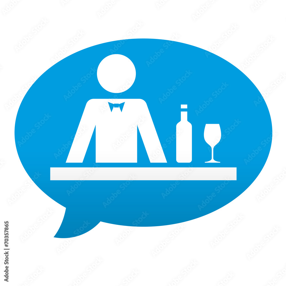 Etiqueta tipo app azul comentario simbolo barra de bar Stock Illustration |  Adobe Stock
