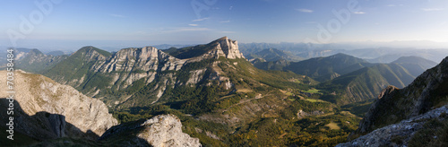 Vercors - Les Trois Becs depuis le Grand Delmas © Georges Maurice