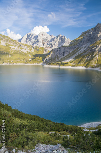 Naturlandschaft in den Alpen