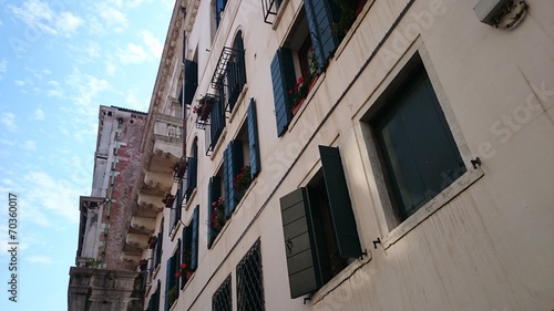 Häuserfassade in Venedig