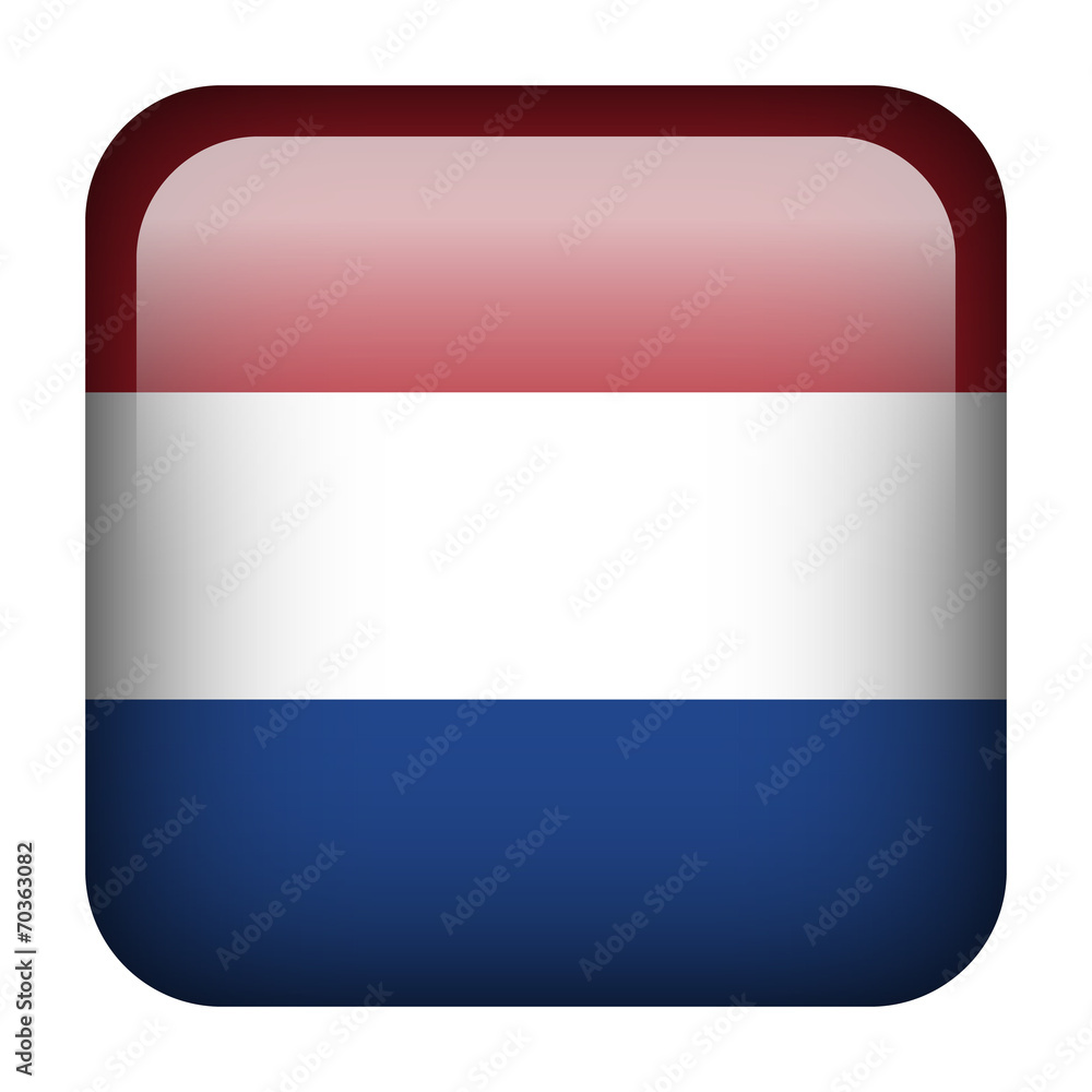 The Netherlands square flag button The Netherlands square flag button