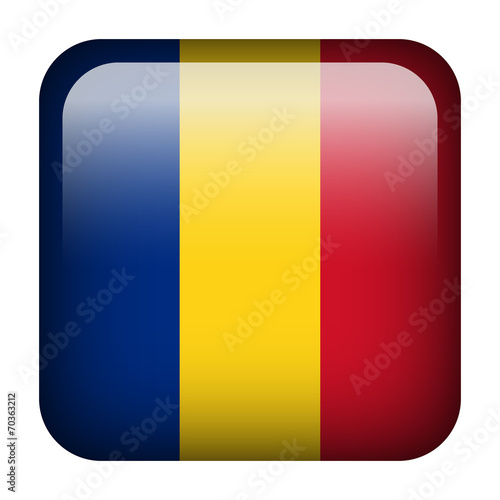 Free Download Romania square flag button - GFXLoad