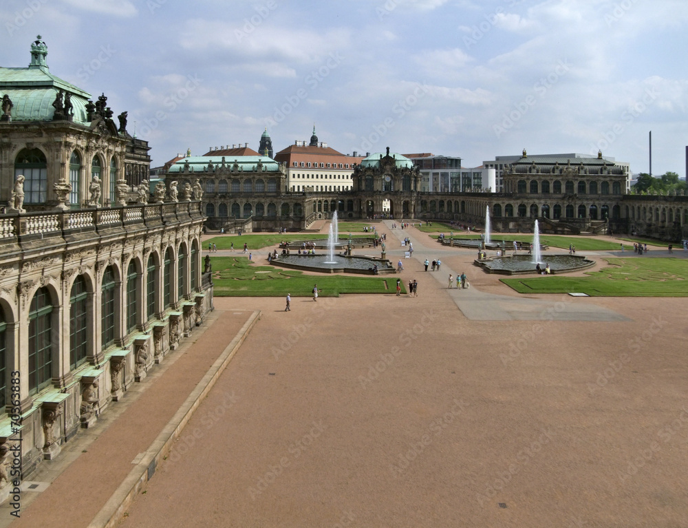 Naklejka premium Zwinger Palace in Dresden
