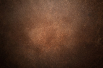 Old brown leather background