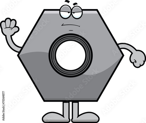 Cartoon Bolt Grumpy