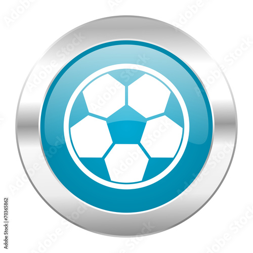 soccer internet blue icon
