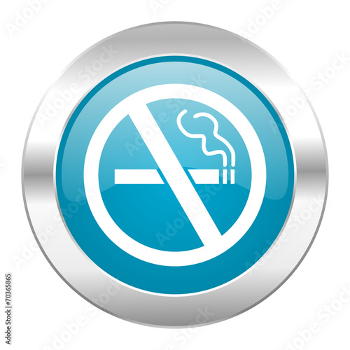 Free Download no smoking internet blue icon - GFXLoad