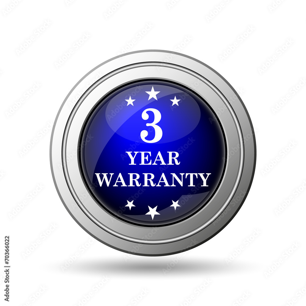 3 year warranty icon