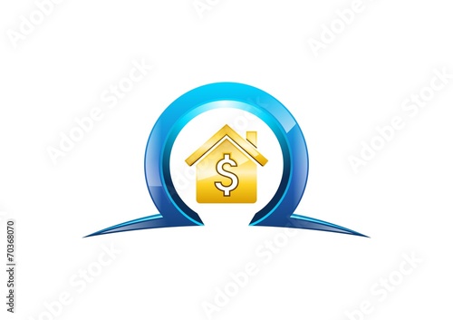 house,dollar,logo,home,money,finance,gold,omega