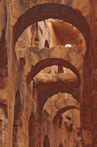 Coliseum in El Jem photo