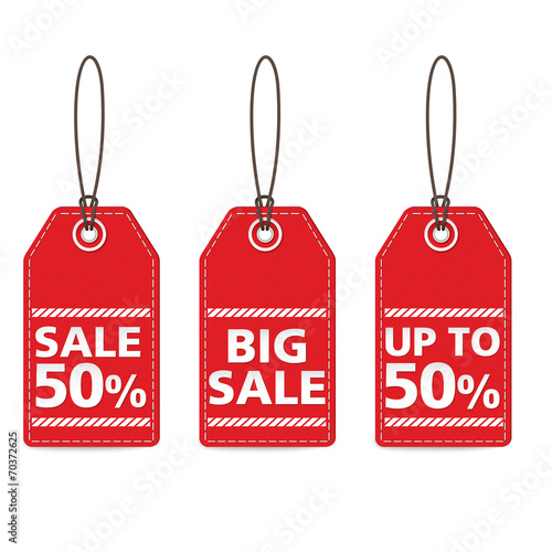 RED TAG SALE VECTOR