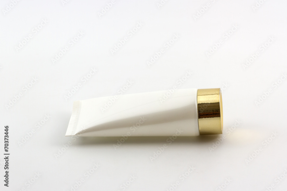 Cosmetics bottle, White Blank packaging tube. Cosmetics bottle, White Blank packaging tube.