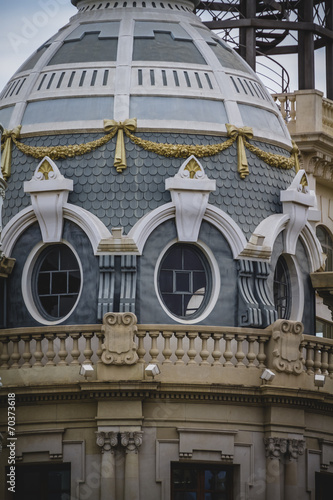 tipical architecture of the Spanish city of Valencia photo