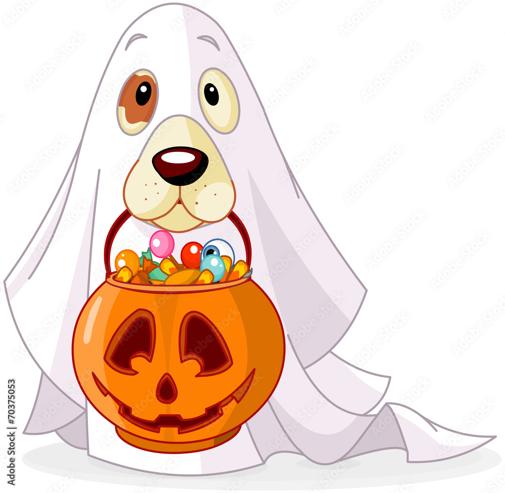 Fototapeta premium Halloween dog