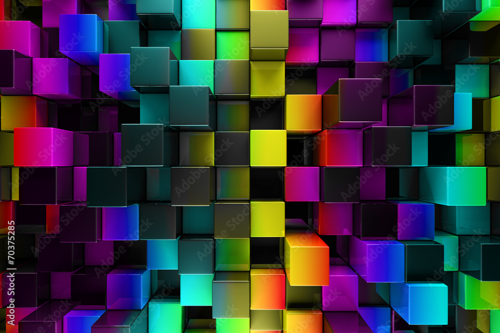 Colorful blocks abstract background Colorful blocks abstract background