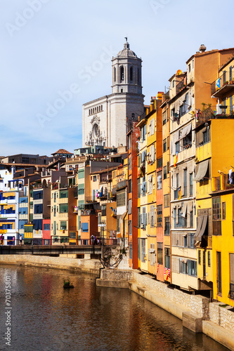Day view of   in Girona. Catalonia, Spain © JackF