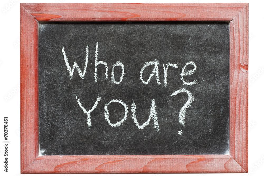 Fototapeta premium who are you