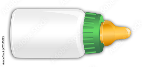 Green Baby Bottle