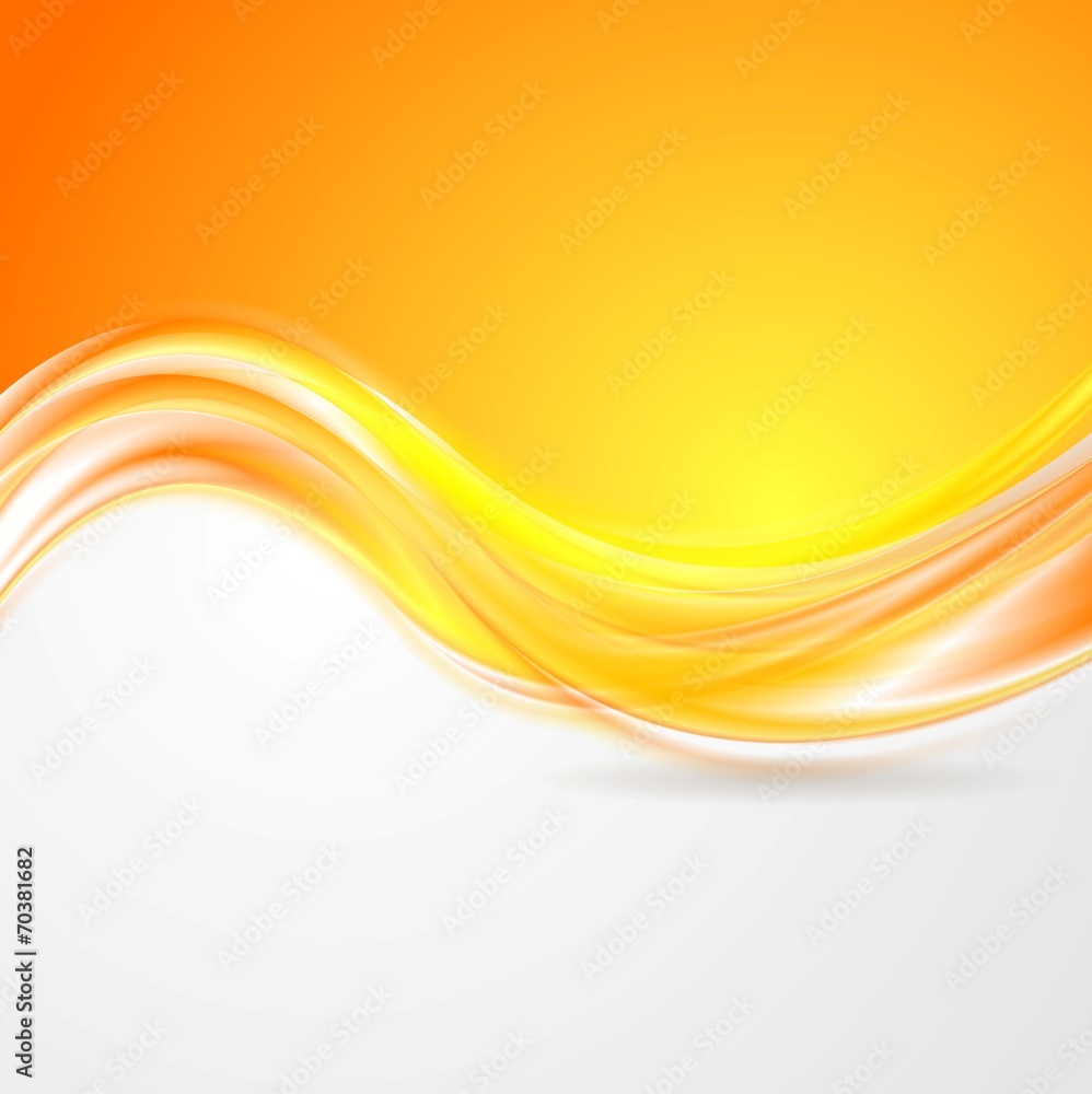 Shiny orange abstract waves Shiny orange abstract waves