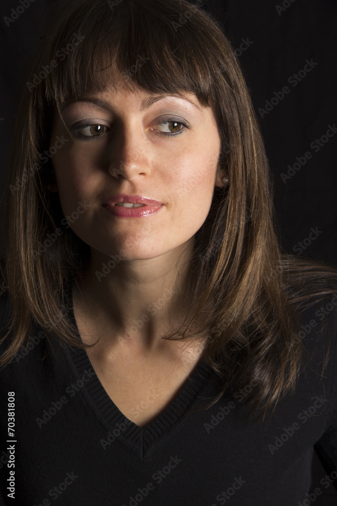 portrait of young girl portrait of young girl