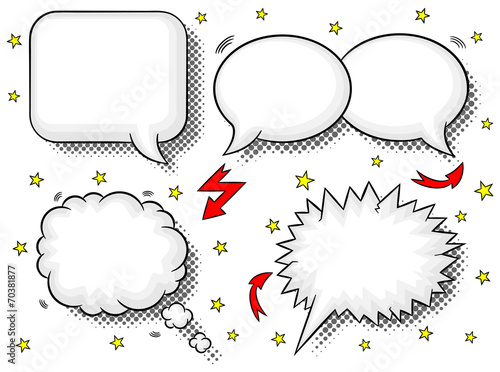 Comic Sprechblasen