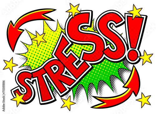 Comic Sound Effekt Stress