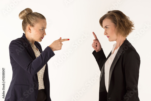two business women swear