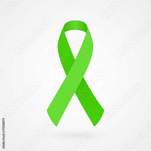 Lime Awareness Ribbon