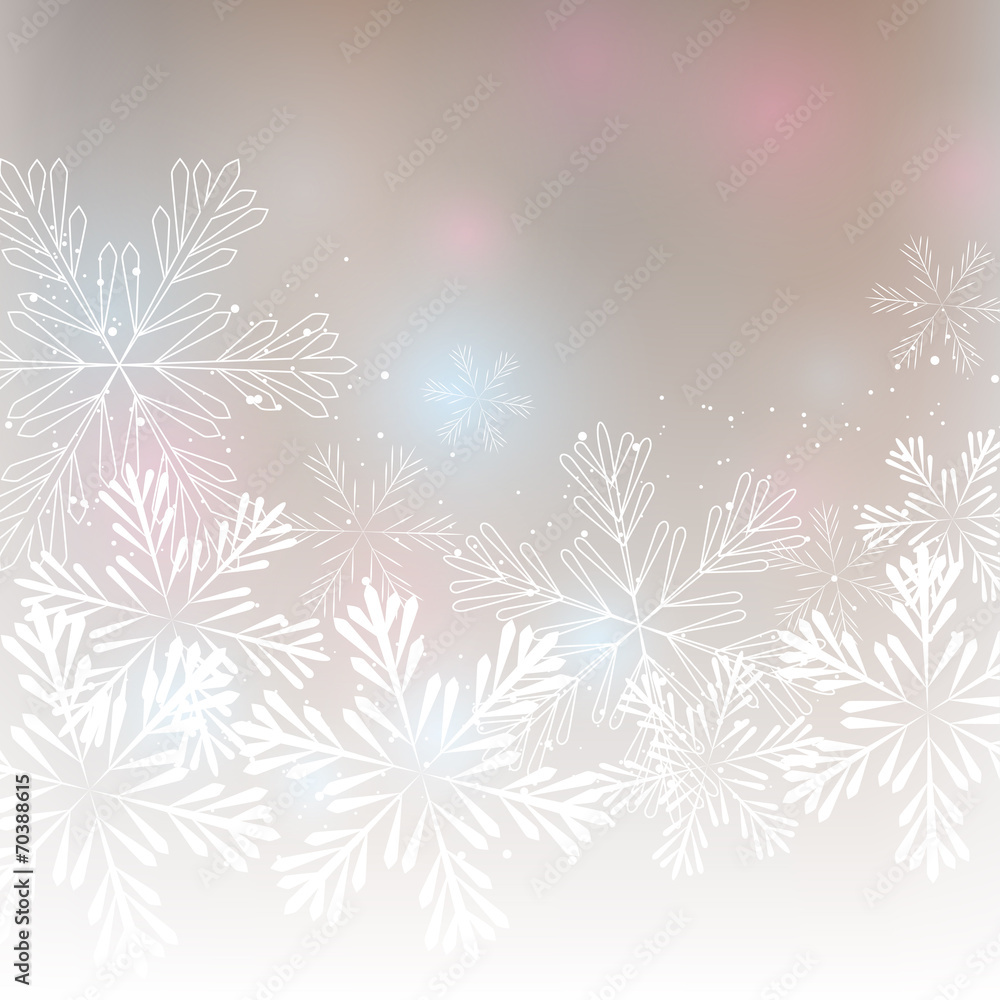 Christmas background with snowflakes Christmas background with snowflakes