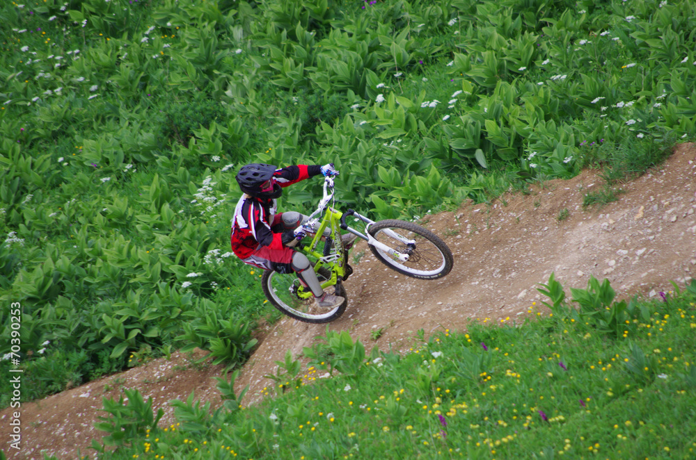 vtt de descente - piste de saint pierre de chartreuse vtt de descente - piste de saint pierre de chartreuse