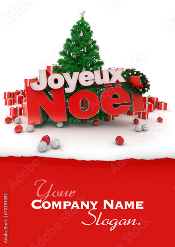 Happy Christmas in French c...
