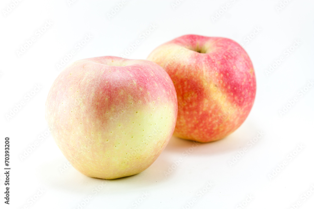 Isolated apples Isolated apples