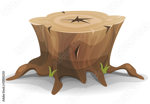 Comic Tree Stump