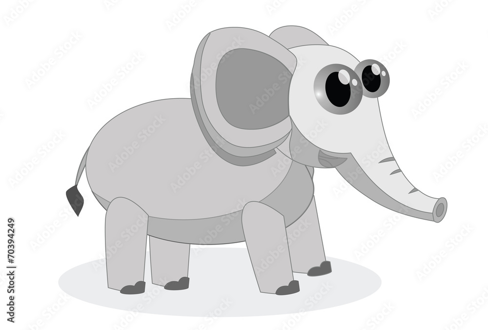 Fototapeta premium elephant cartoon